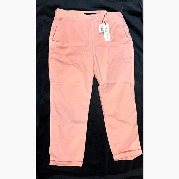 Sanctuary  Button Cuffed Pants Coral size 29 - Picture 1 of 10